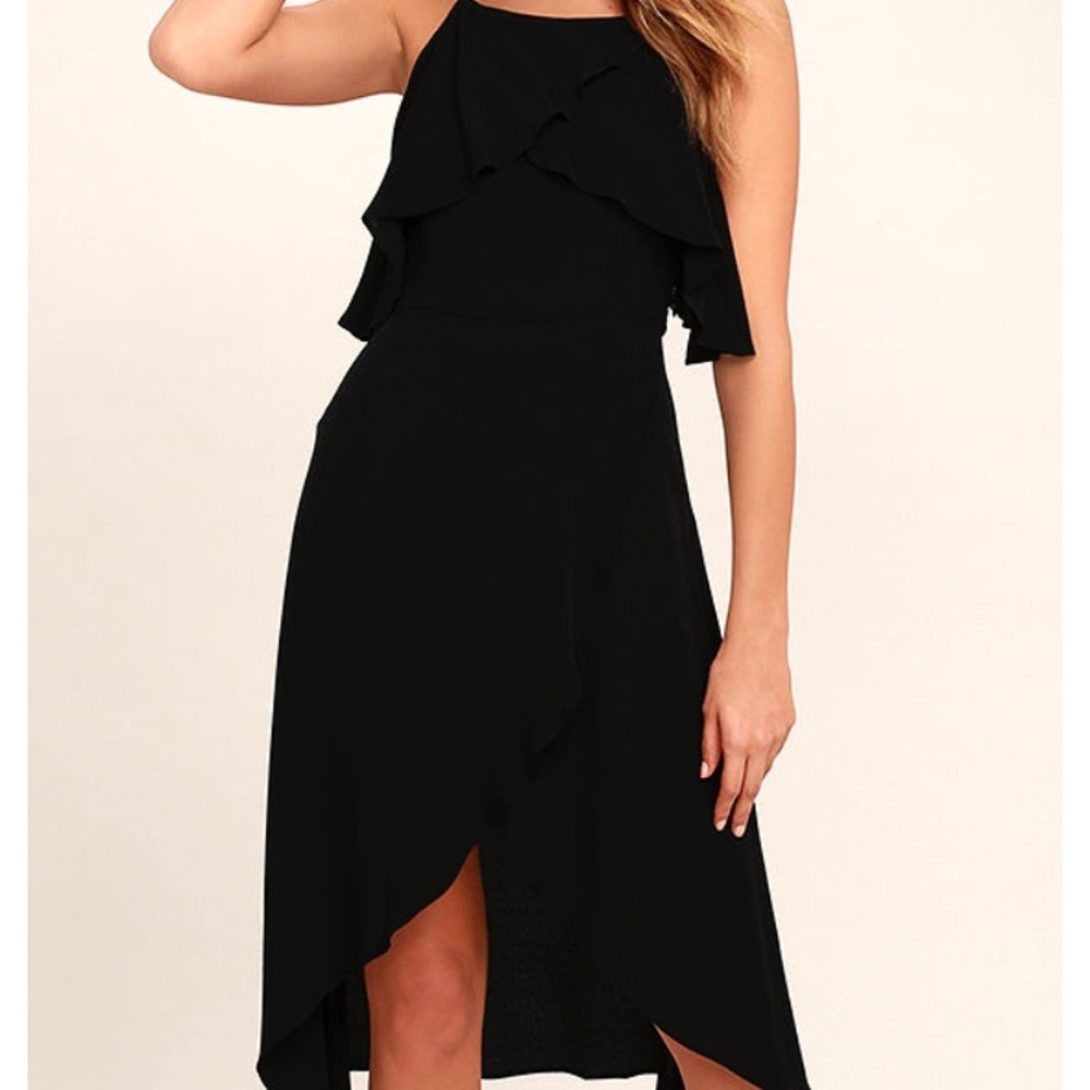 Black Lulu’s high low dress